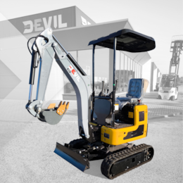 Mini Escavadora R319 1000kg c/ Motor YOUPU