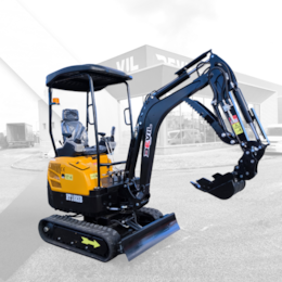 Mini escavadora HT18KSB 1800kg c/ Motor Kubota e Braço Articulado