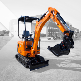 Mini Escavadora CDM6016 1700kg c/ Motor Kubota e Braço Articulado