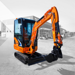 Mini Escavadora CDM6020 2000kg c/ Motor Yanmar Cabinada